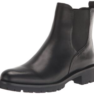 Sam Edelman Black Leather Ankle Boots, Justina, 6.5